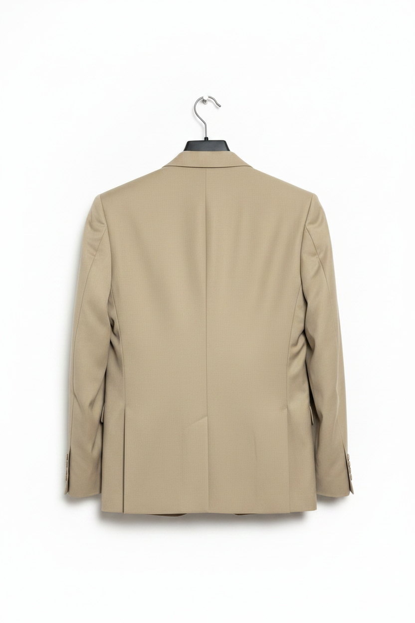 Tan Suit Back View